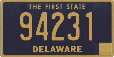 DE license plate 94231