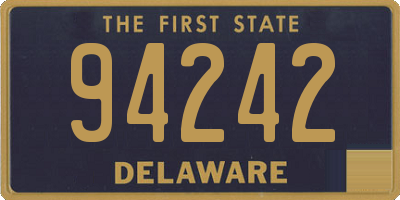 DE license plate 94242