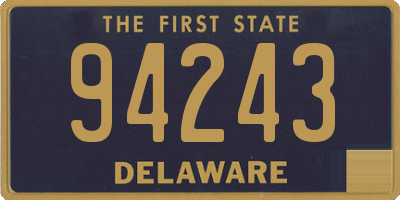 DE license plate 94243