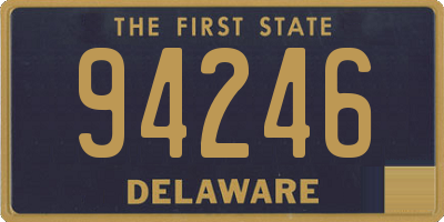 DE license plate 94246