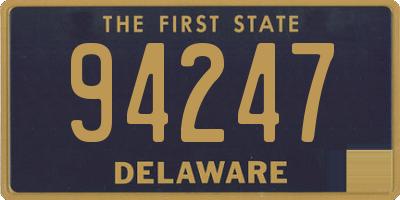 DE license plate 94247