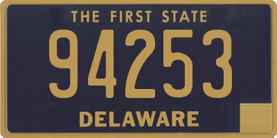 DE license plate 94253