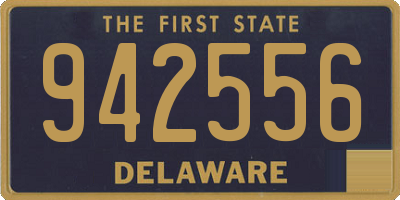 DE license plate 942556