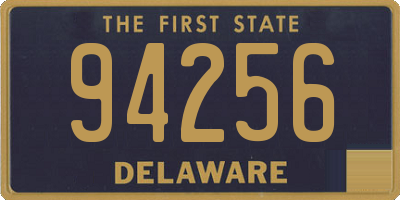 DE license plate 94256