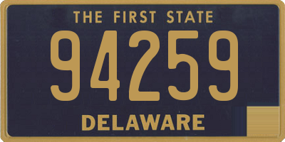 DE license plate 94259