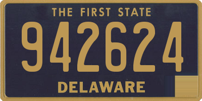 DE license plate 942624