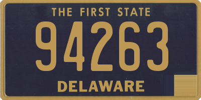 DE license plate 94263