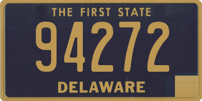 DE license plate 94272