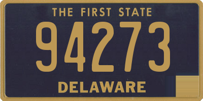DE license plate 94273