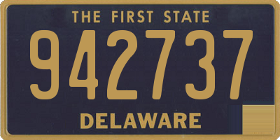 DE license plate 942737