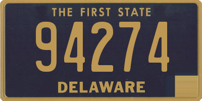 DE license plate 94274