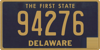 DE license plate 94276