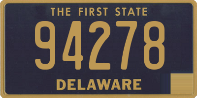 DE license plate 94278