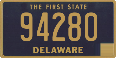 DE license plate 94280