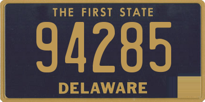 DE license plate 94285