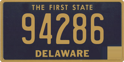 DE license plate 94286