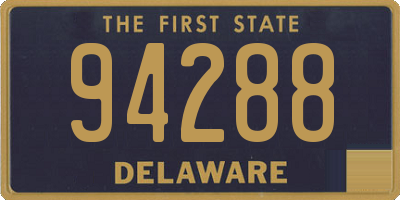 DE license plate 94288