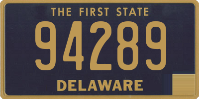 DE license plate 94289