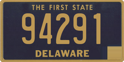 DE license plate 94291