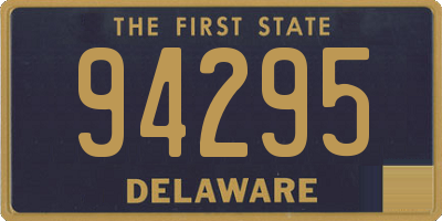 DE license plate 94295