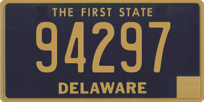 DE license plate 94297