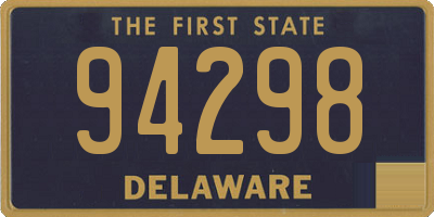DE license plate 94298