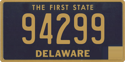 DE license plate 94299