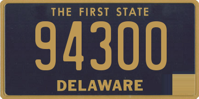 DE license plate 94300