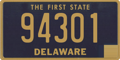 DE license plate 94301