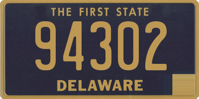 DE license plate 94302