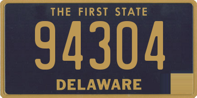 DE license plate 94304