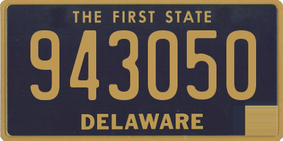 DE license plate 943050