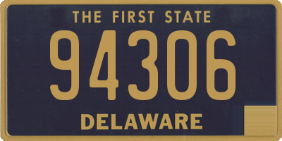 DE license plate 94306
