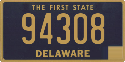 DE license plate 94308