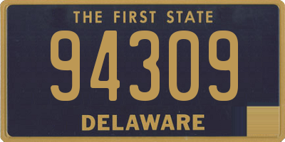 DE license plate 94309