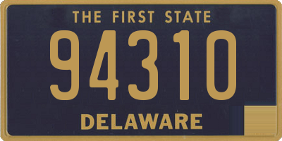 DE license plate 94310