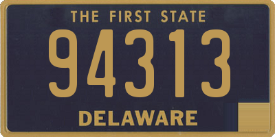 DE license plate 94313