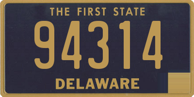 DE license plate 94314