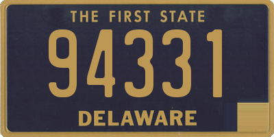 DE license plate 94331