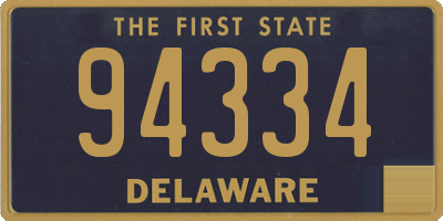 DE license plate 94334