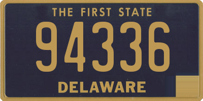 DE license plate 94336