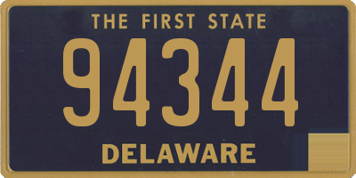 DE license plate 94344