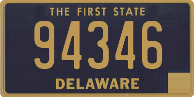 DE license plate 94346