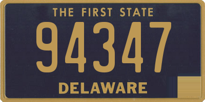 DE license plate 94347