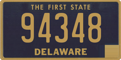 DE license plate 94348