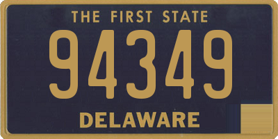 DE license plate 94349