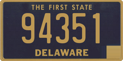 DE license plate 94351