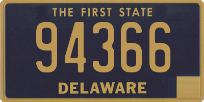 DE license plate 94366