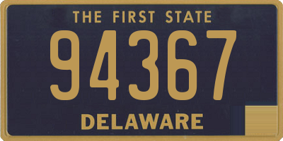 DE license plate 94367