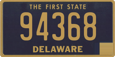 DE license plate 94368
